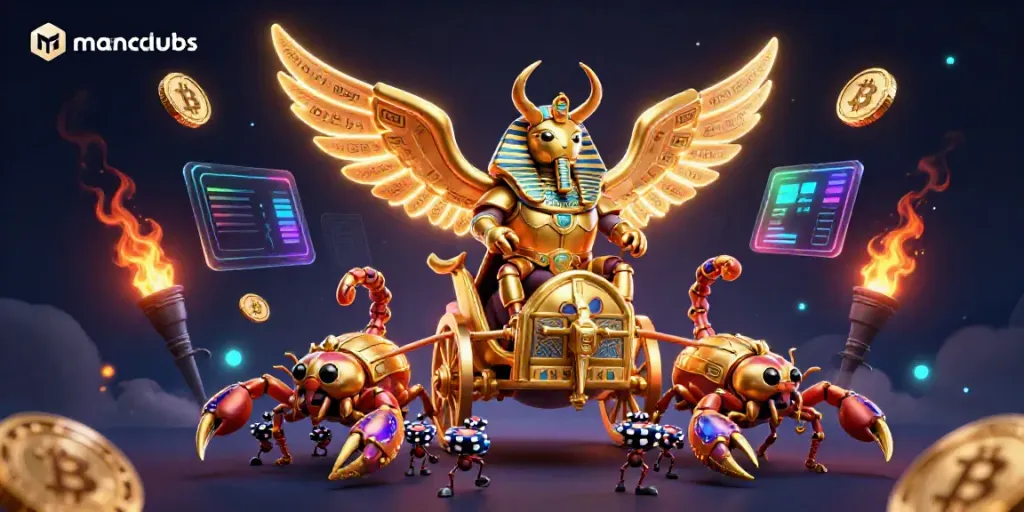 Experience excitement at manclubs with vibrant 3D casino gaming elements and characters in action.