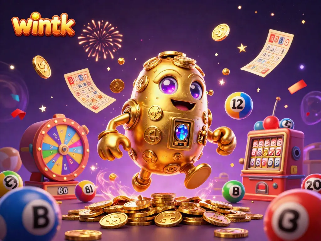 Engage in exhilarating gameplay with wintk as the golden golem ignites excitement and wins.