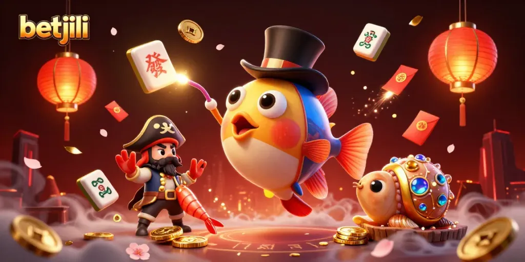 Experience exciting games at Betjili with dynamic 3D illustrations bringing casino action to life.