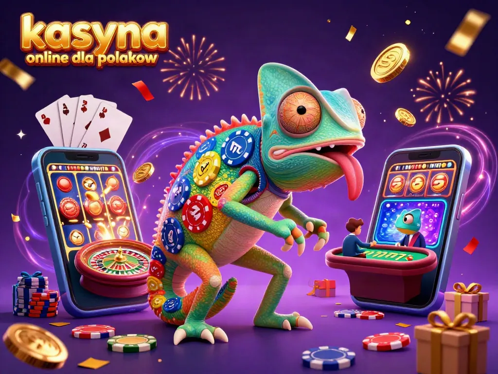 Engage with the vibrant world of kasyna online dla polakow and winning strategies featuring a chameleon casino owner.