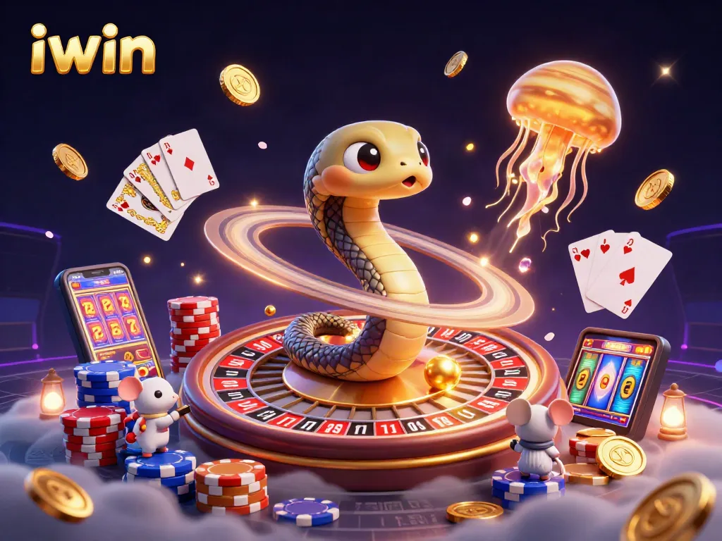 iwin players spin reels and win big in a cosmic casino adventure with vibrant designs.