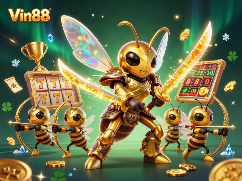 Win big with Vin88's engaging slot games featuring jackpots and vibrant characters.
