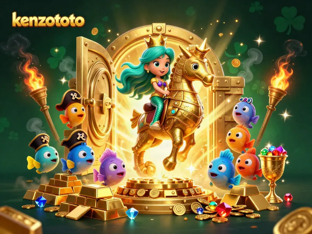 Engage with kenzototo in an exhilarating gaming adventure featuring a mermaid and riches!