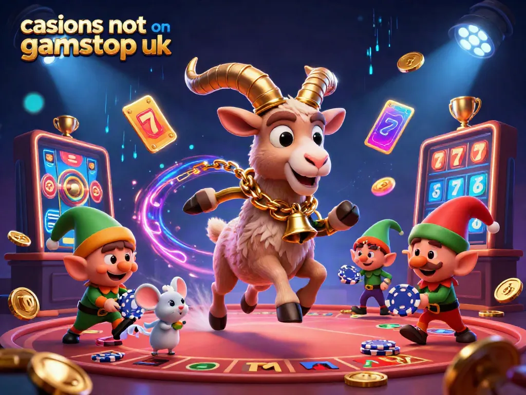 Participate in thrilling gameplay at casinos not on gamstop uk featuring a festive Krampus, an angel mouse, and mischievous gremlins.