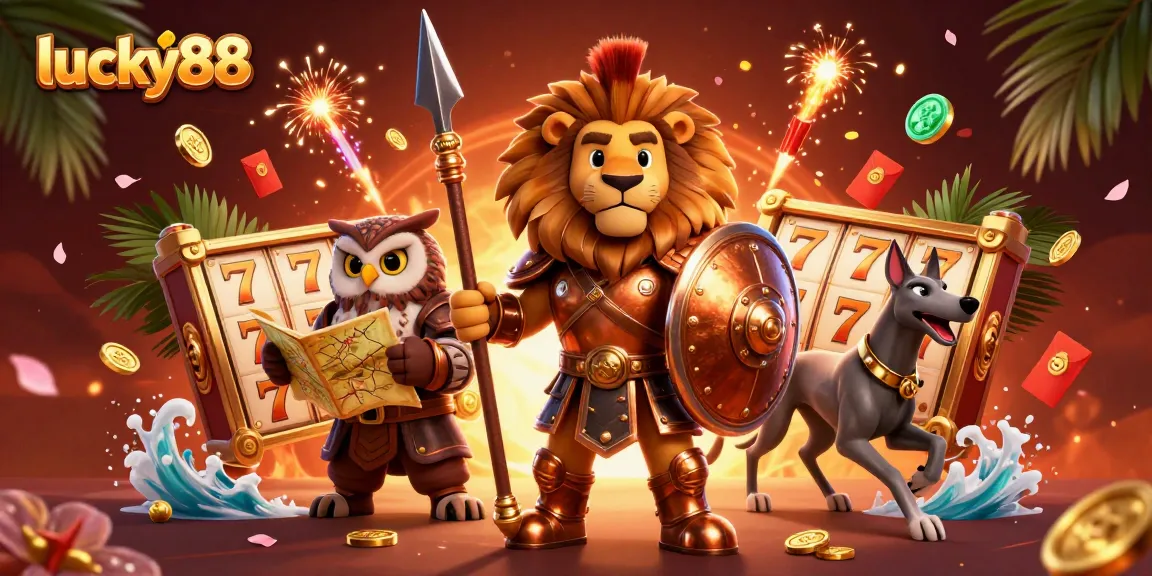 Experience thrilling gameplay at lucky88 with vibrant casino elements and exciting characters.