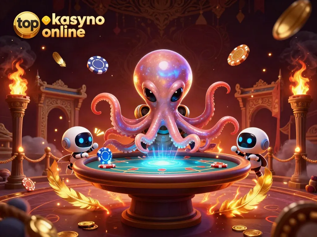 Experience thrilling gameplay at top kasyno online with a futuristic poker scene.