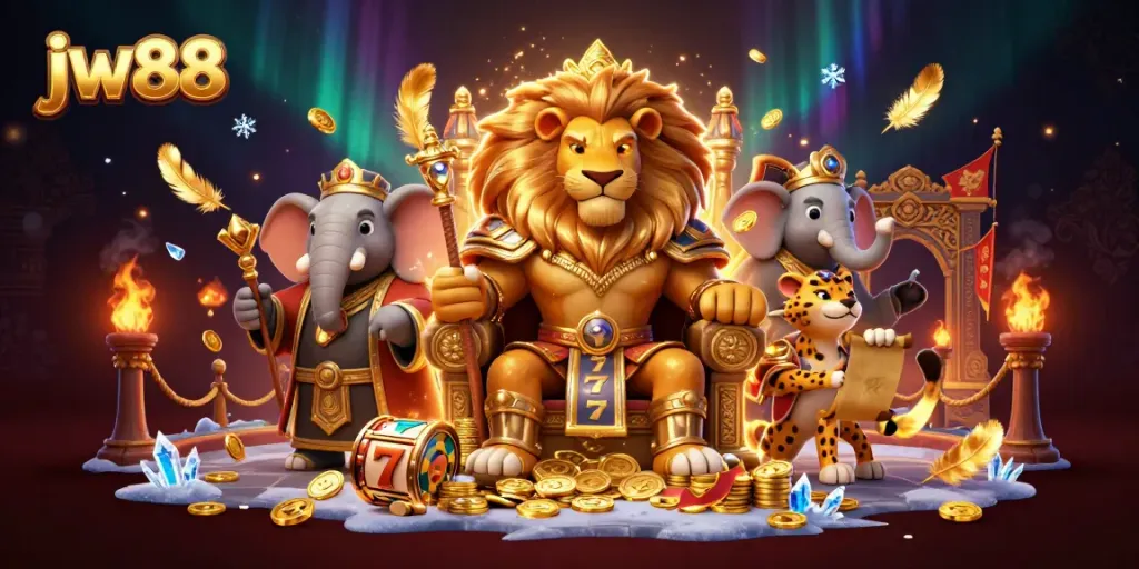 Engage in thrilling slots at jw88 with a dynamic king, advisor, and season elements.
