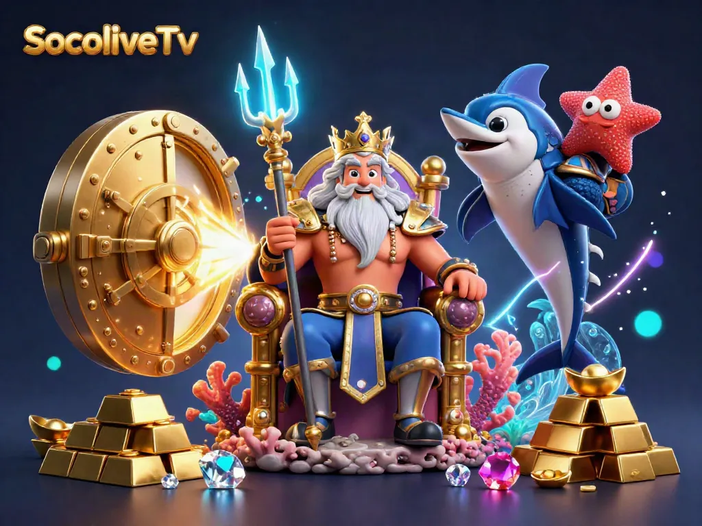 SocoliveTv captures thrilling moments with Neptune and samurai amid treasure and adventure.